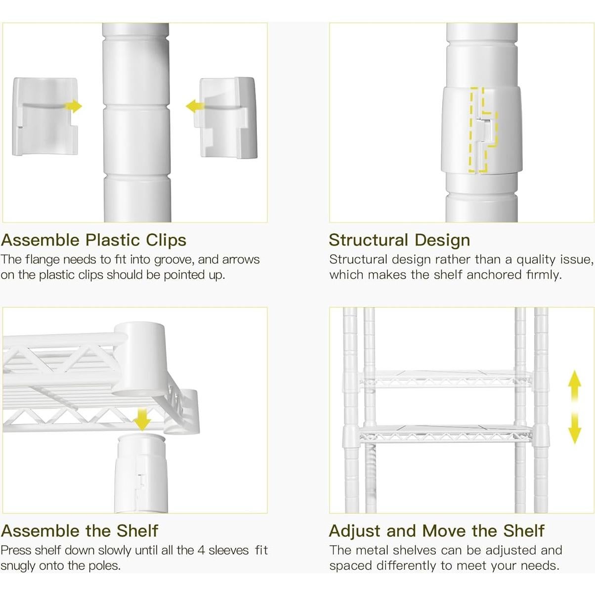 Sistema Organizador de Closet Ulif M2 1.8m Montado Pared 5 Estantes