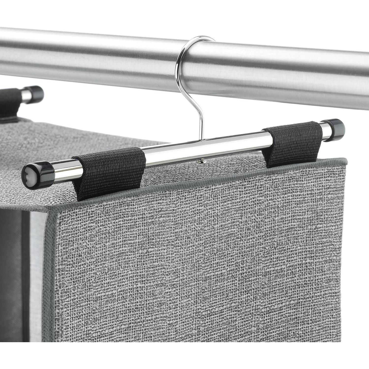 Organizador de Closet Whitmor 2 Estantes Gris Claro y Oscuro