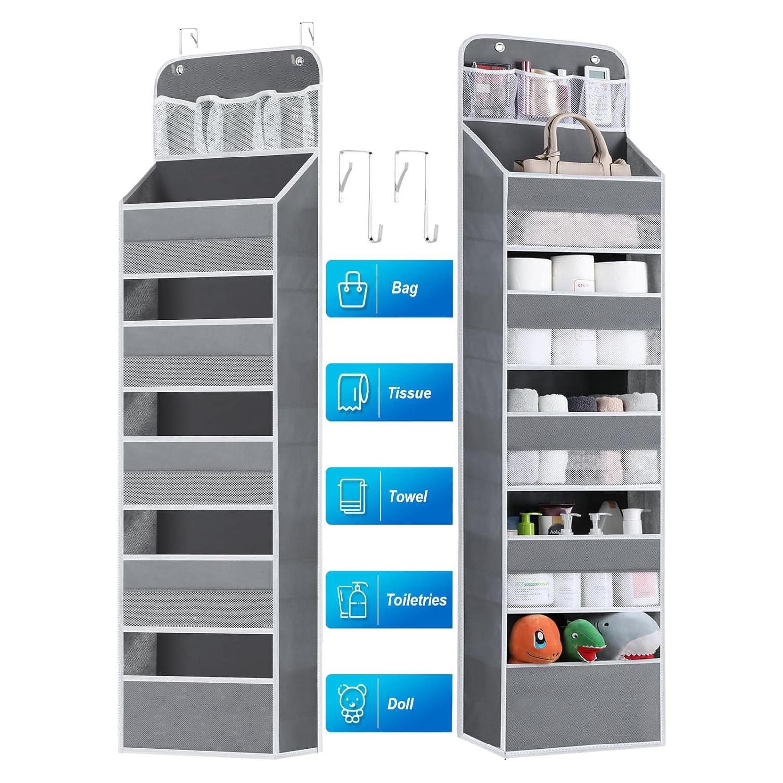 Organizador de Puerta Wakaye 6 Estantes Gris 20 kg