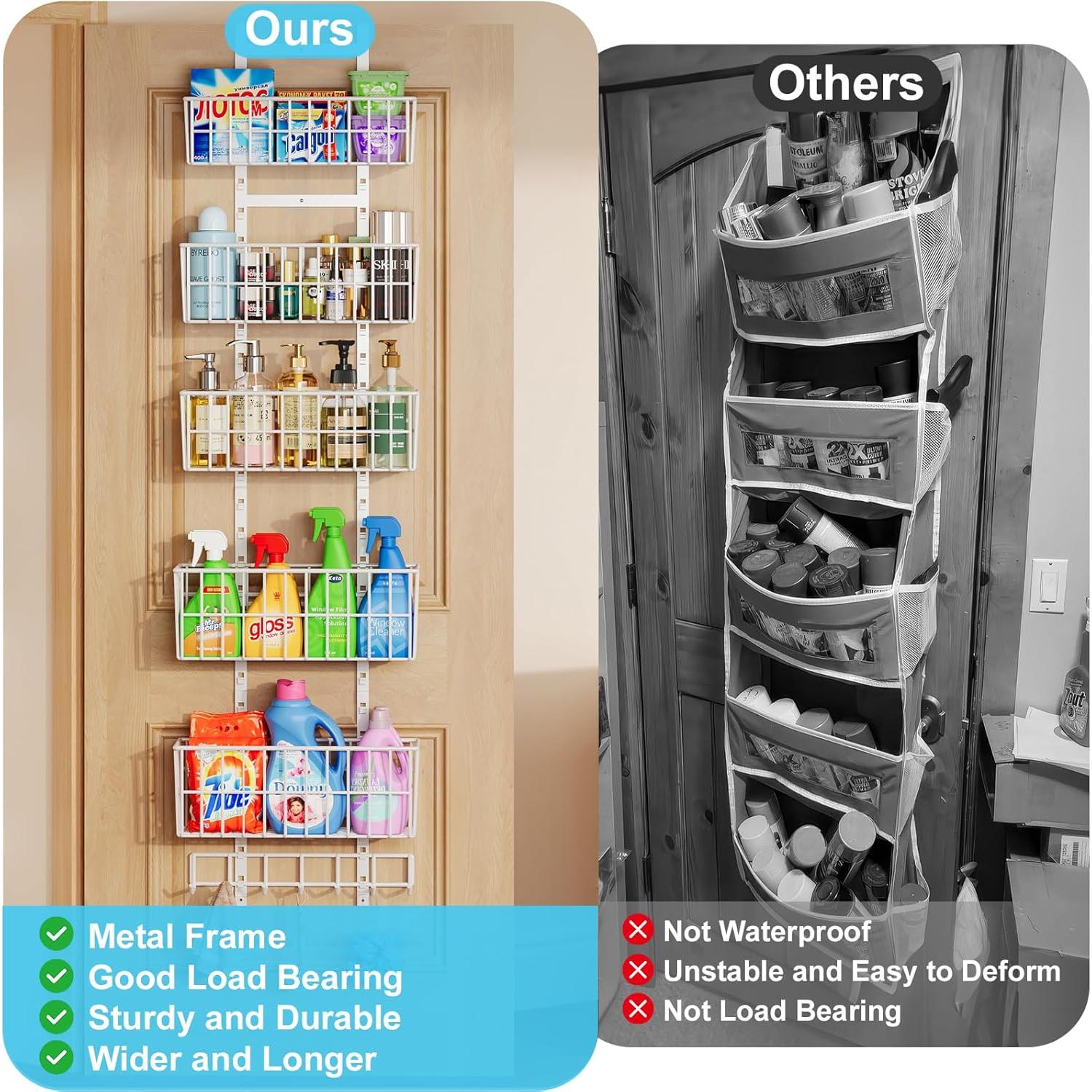 Organizador Colgante de Puerta Hongtamoya 5 Niveles Ajustable