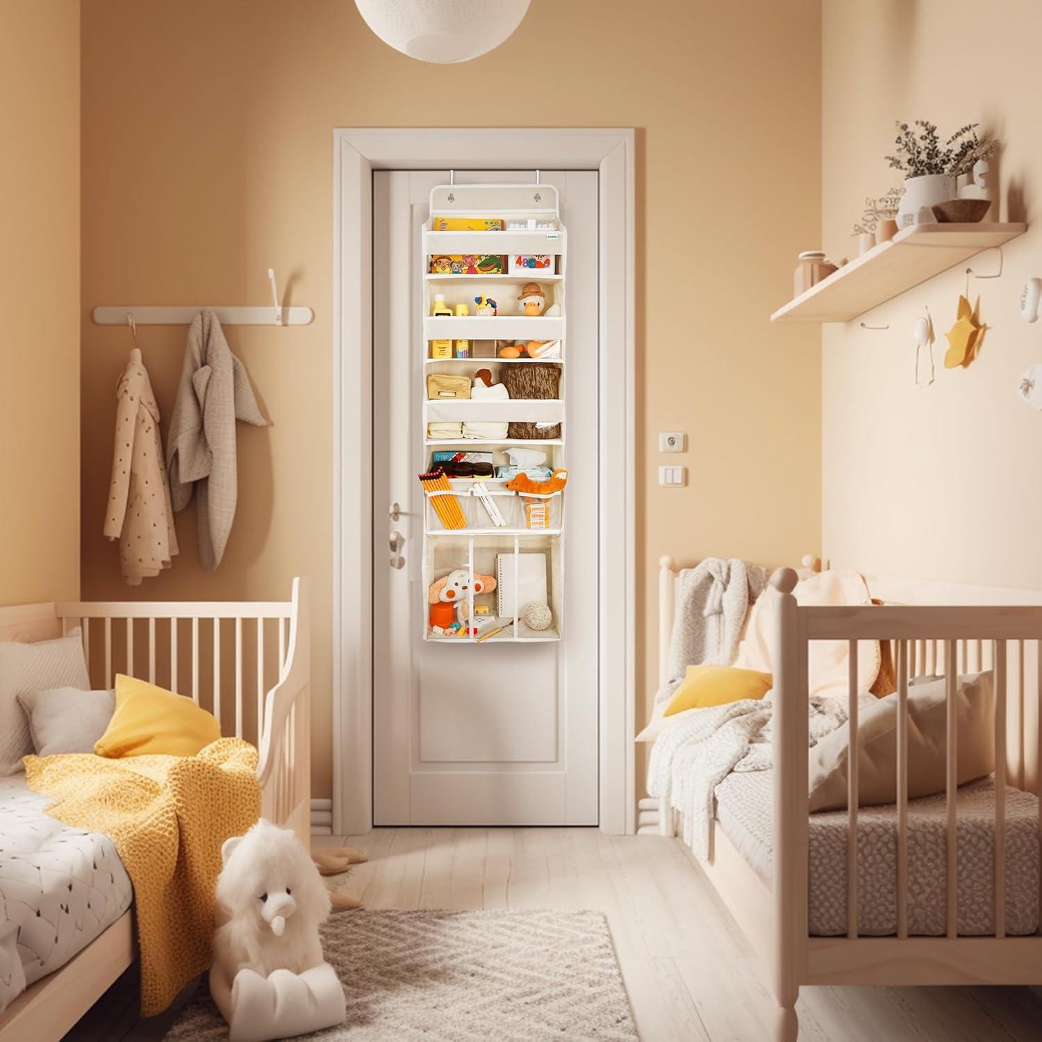 Organizador Colgante para Puerta EZVERY Beige 3 Contenedores