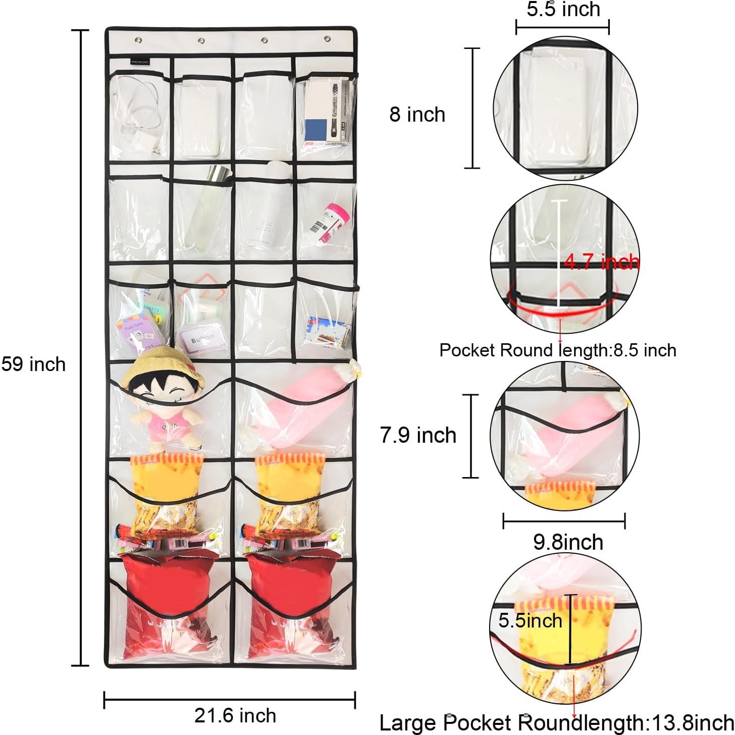 Organizador de Zapatos sobre la Puerta TidyMaster 18 Bolsillos