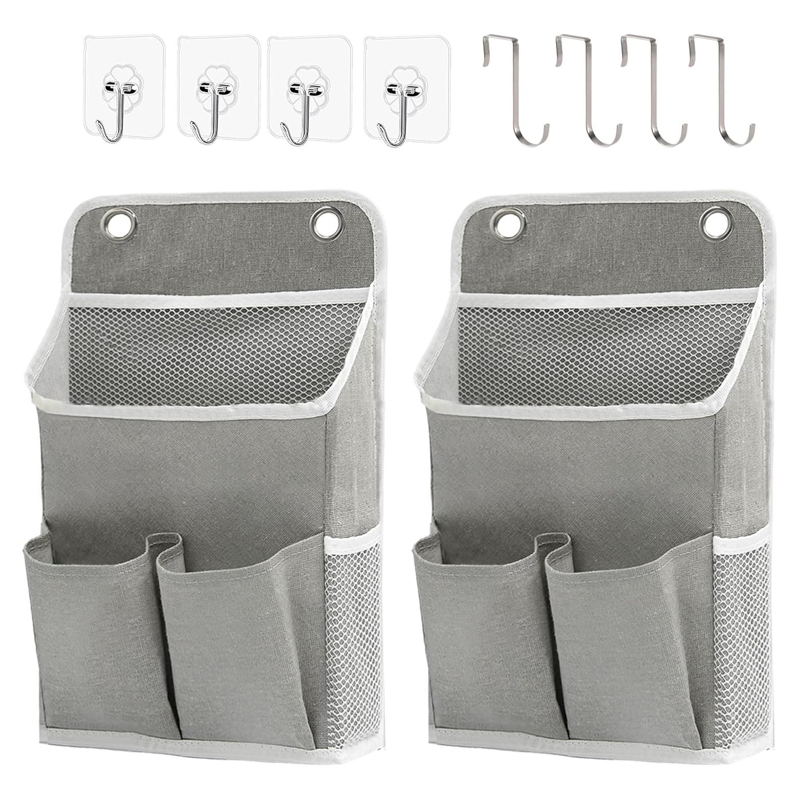 Cesta Colgante Organizador Someteth Gris 2 Paquetes 36x21x7cm