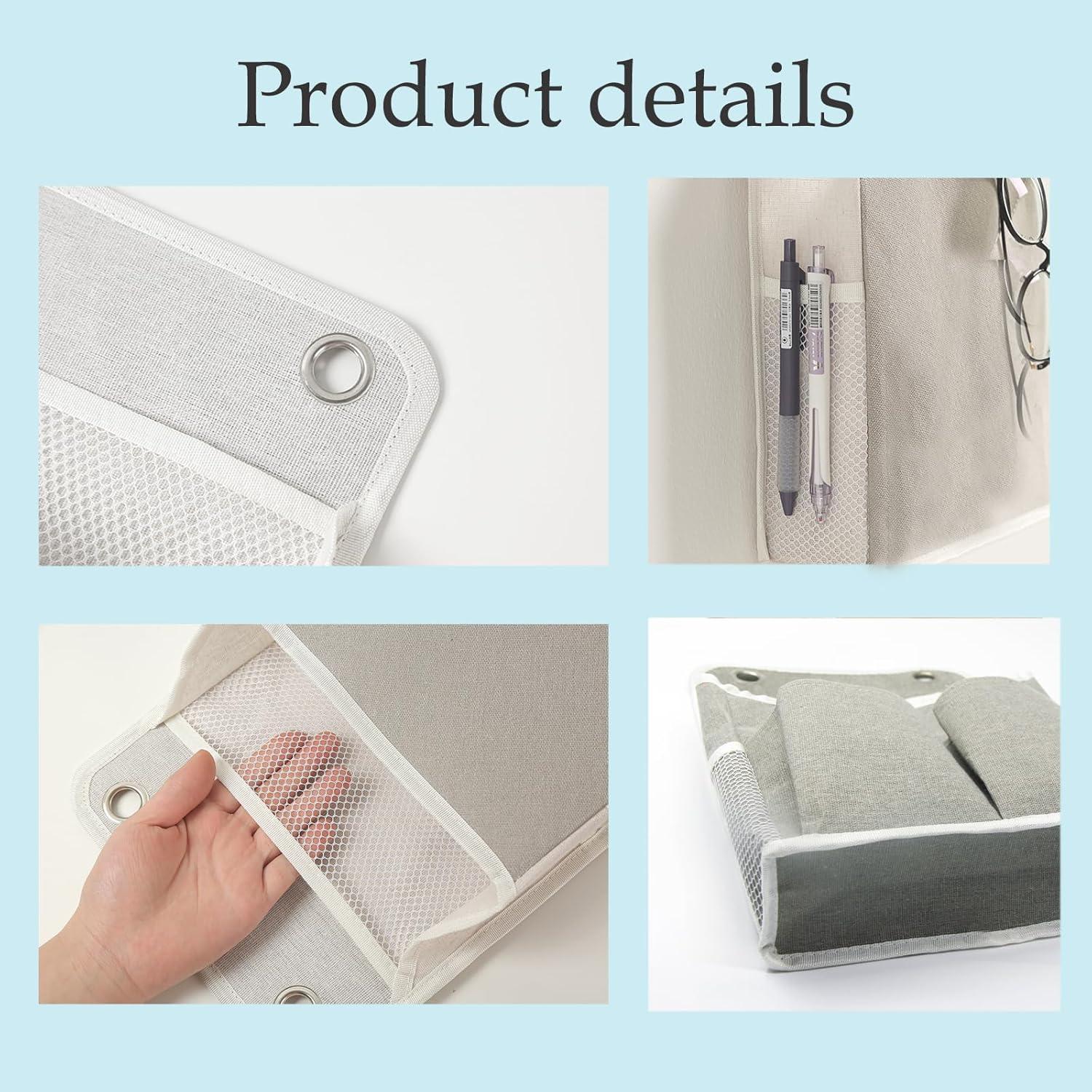 Cesta Colgante Organizador Someteth Gris 2 Paquetes 36x21x7cm