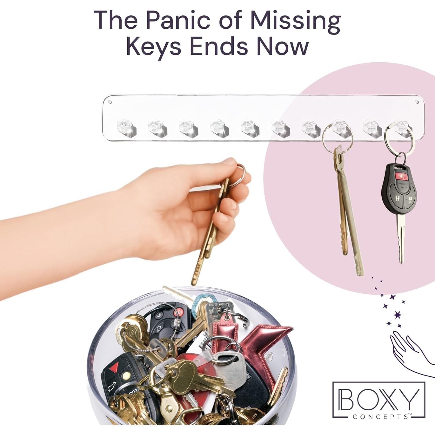 Organizador de Collares Boxy Concepts - 2 Piezas Montaje en Pared