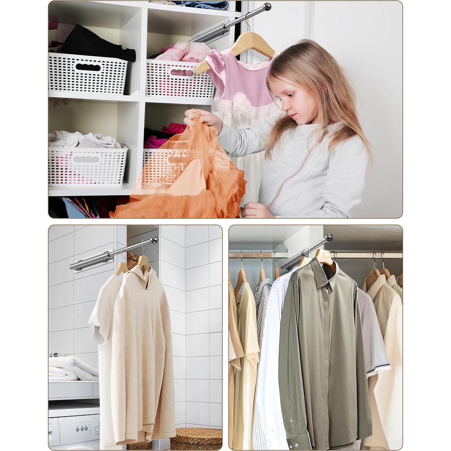 Varilla de Valet Retráctil Supforce 30.48 cm Aluminio Cromo