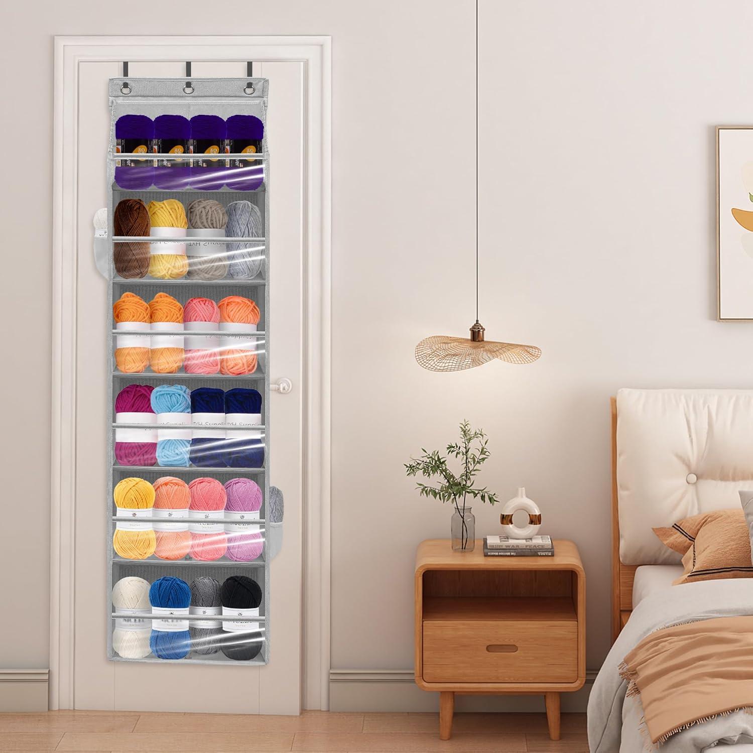 Organizador de Puerta STORAGEIDEAS 6 Bolsillos Gris 161 cm