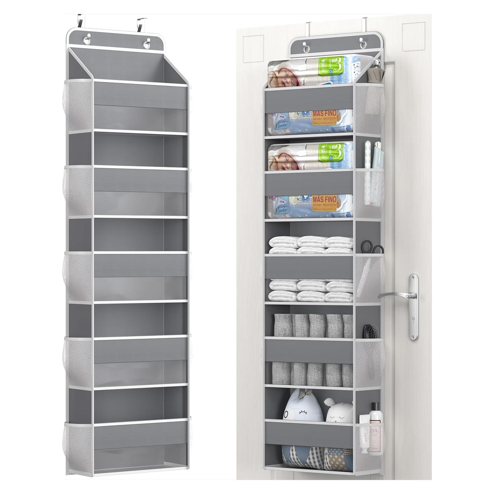 Organizador Colgante Hioya sobre la Puerta con 5 Estantes y 10 Bolsillos