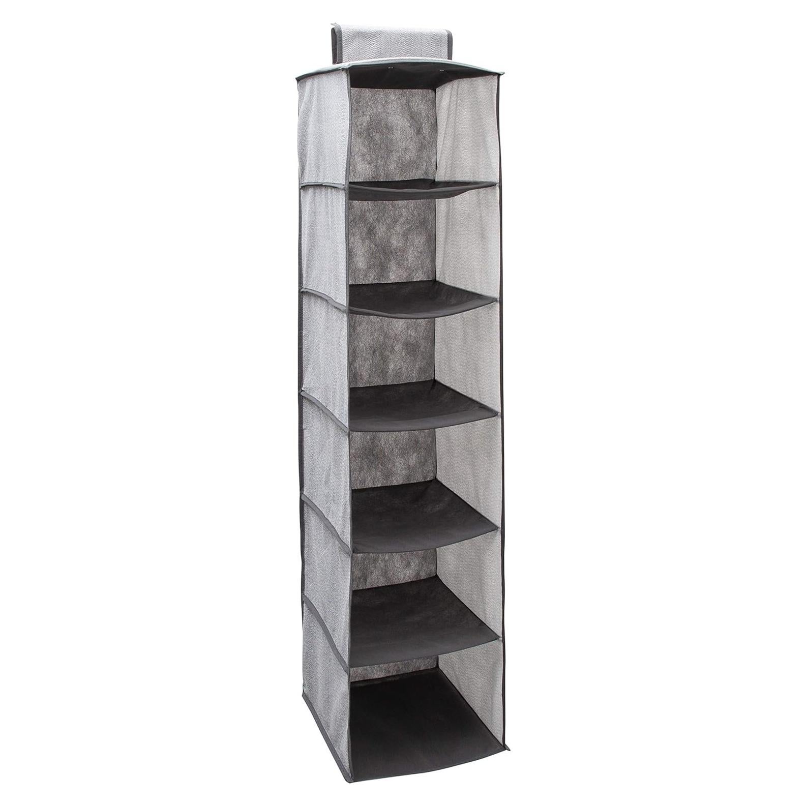 Organizador de Closet Colgante Simplify 6 Estantes Gris 120cm