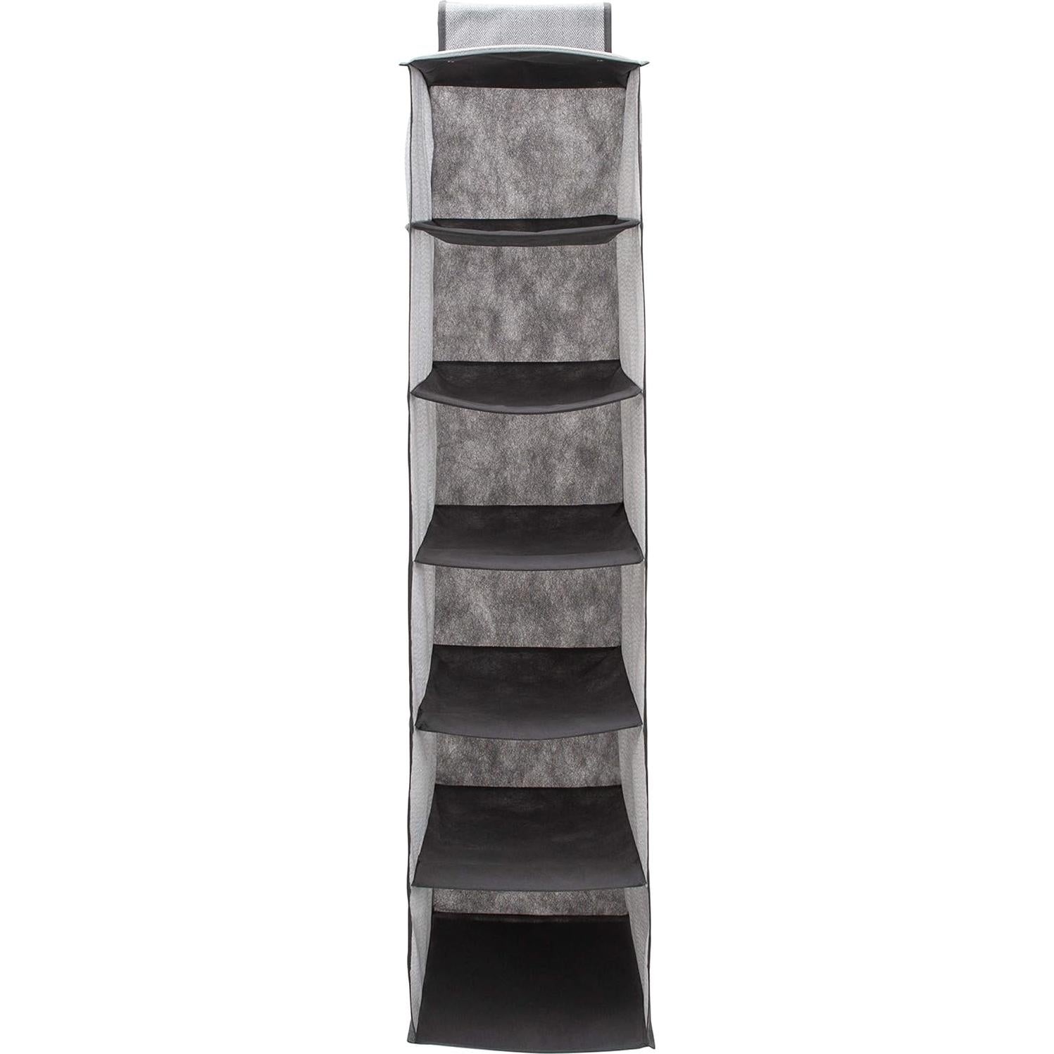 Organizador de Closet Colgante Simplify 6 Estantes Gris 120cm