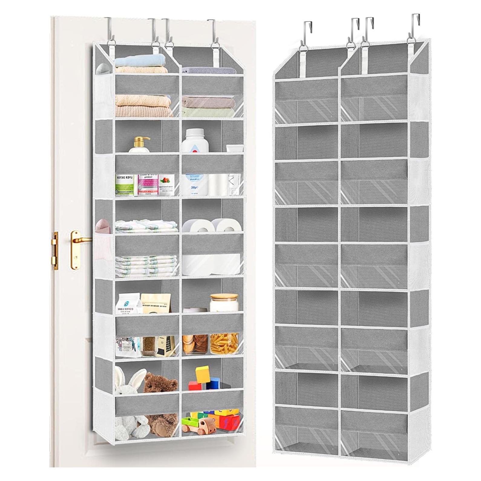 Organizador Sobre la Puerta Ofiray-home 5 Niveles 36.3 kg Gris Claro