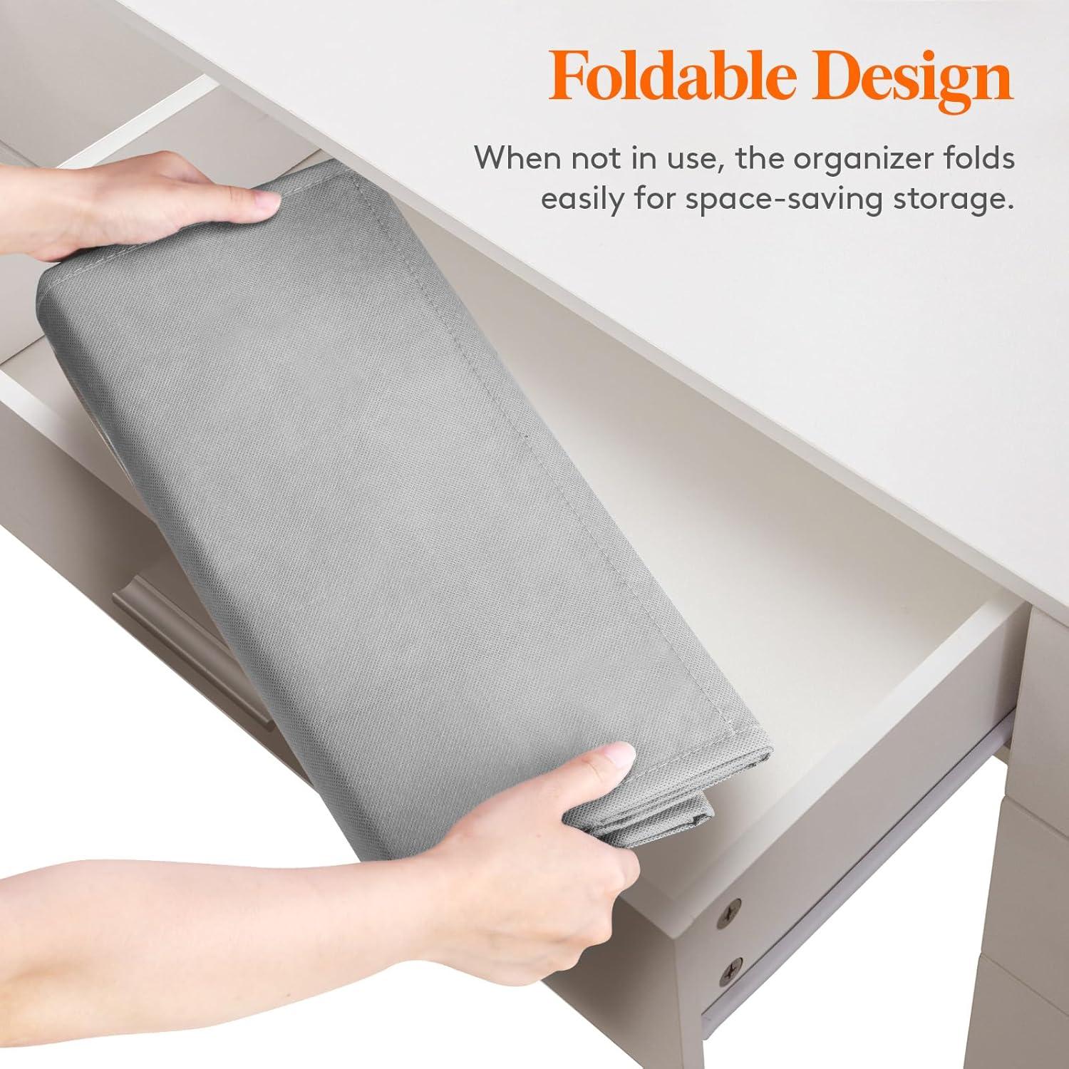 Organizador Colgante sobre la Puerta Lifewit 5 Estantes Gris Claro