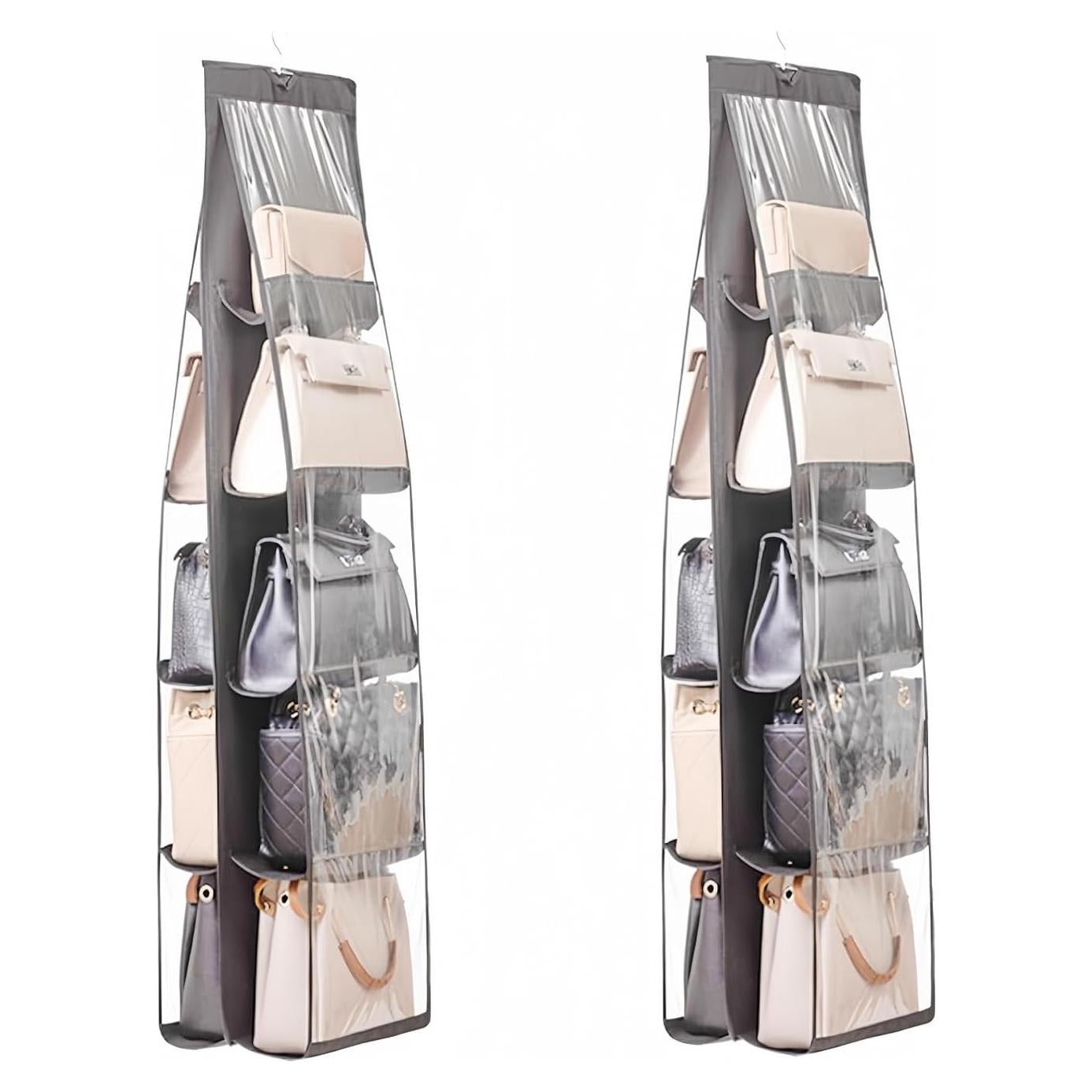 Organizador Colgante HAN SHENG 10 Bolsillos Gris - 2 Piezas