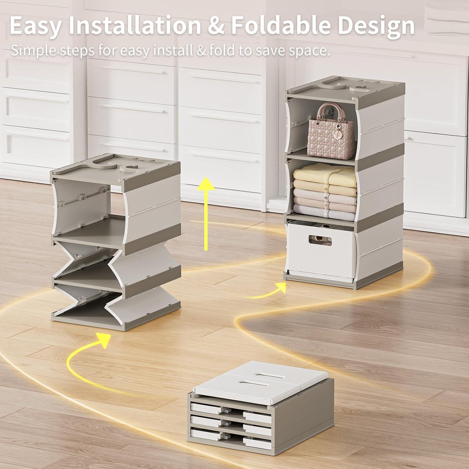 Estante Colgante HAIXIN de Plástico 3 Niveles con Cajón