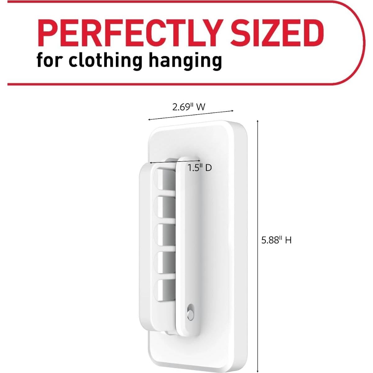 Perchero Plegable Command 3M - Soporta 5 Percheros 3.4 kg