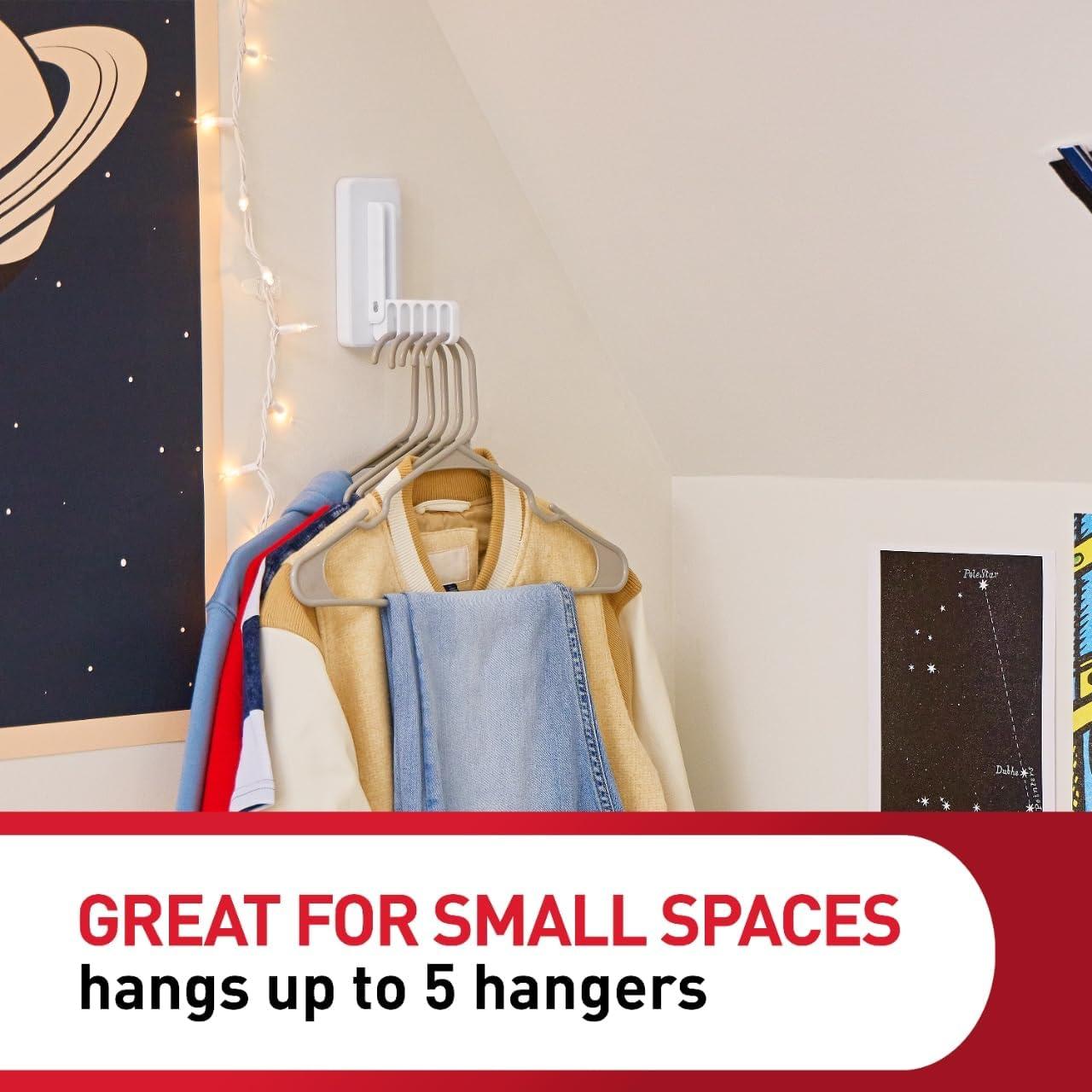 Perchero Plegable Command 3M - Soporta 5 Percheros 3.4 kg