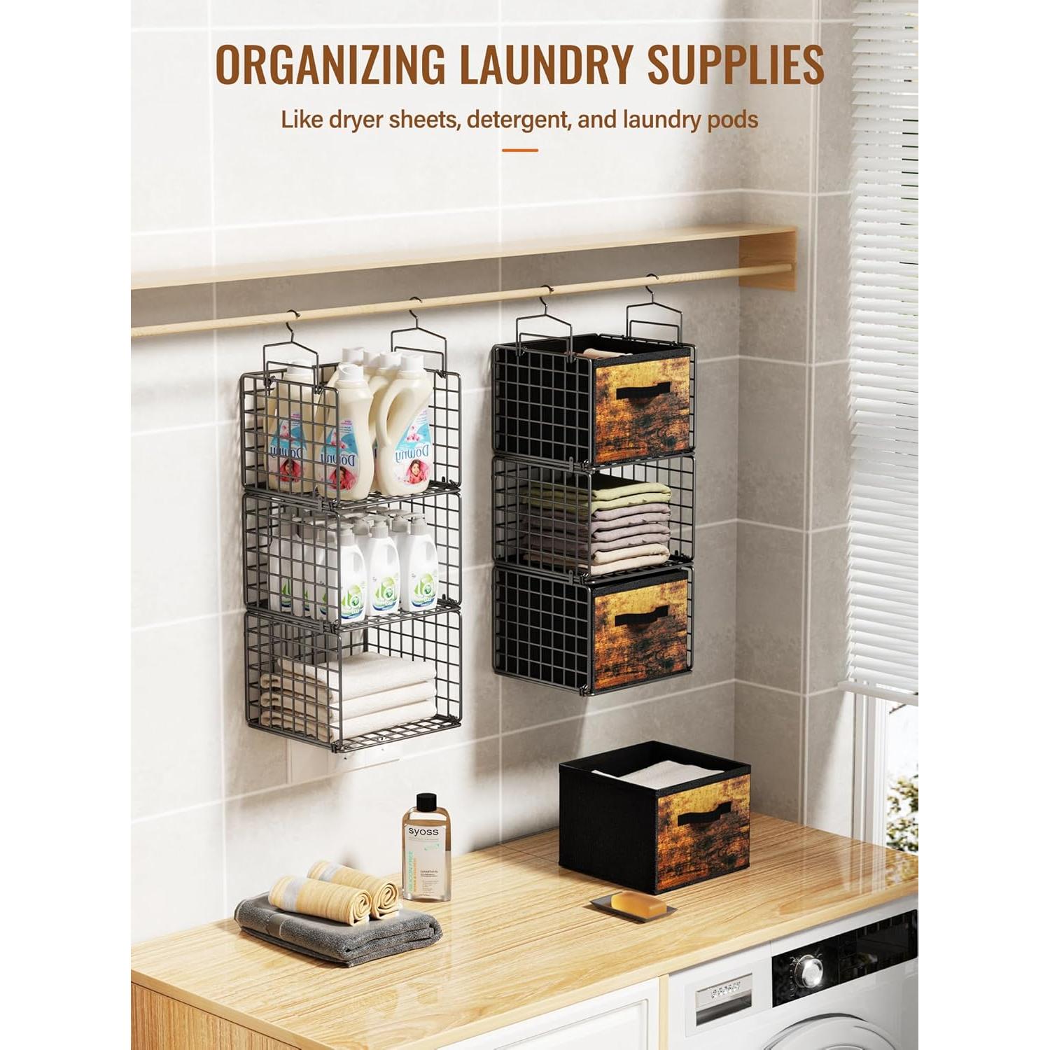 Organizador Colgante Orapoke Negro 6 Niveles con Cajones