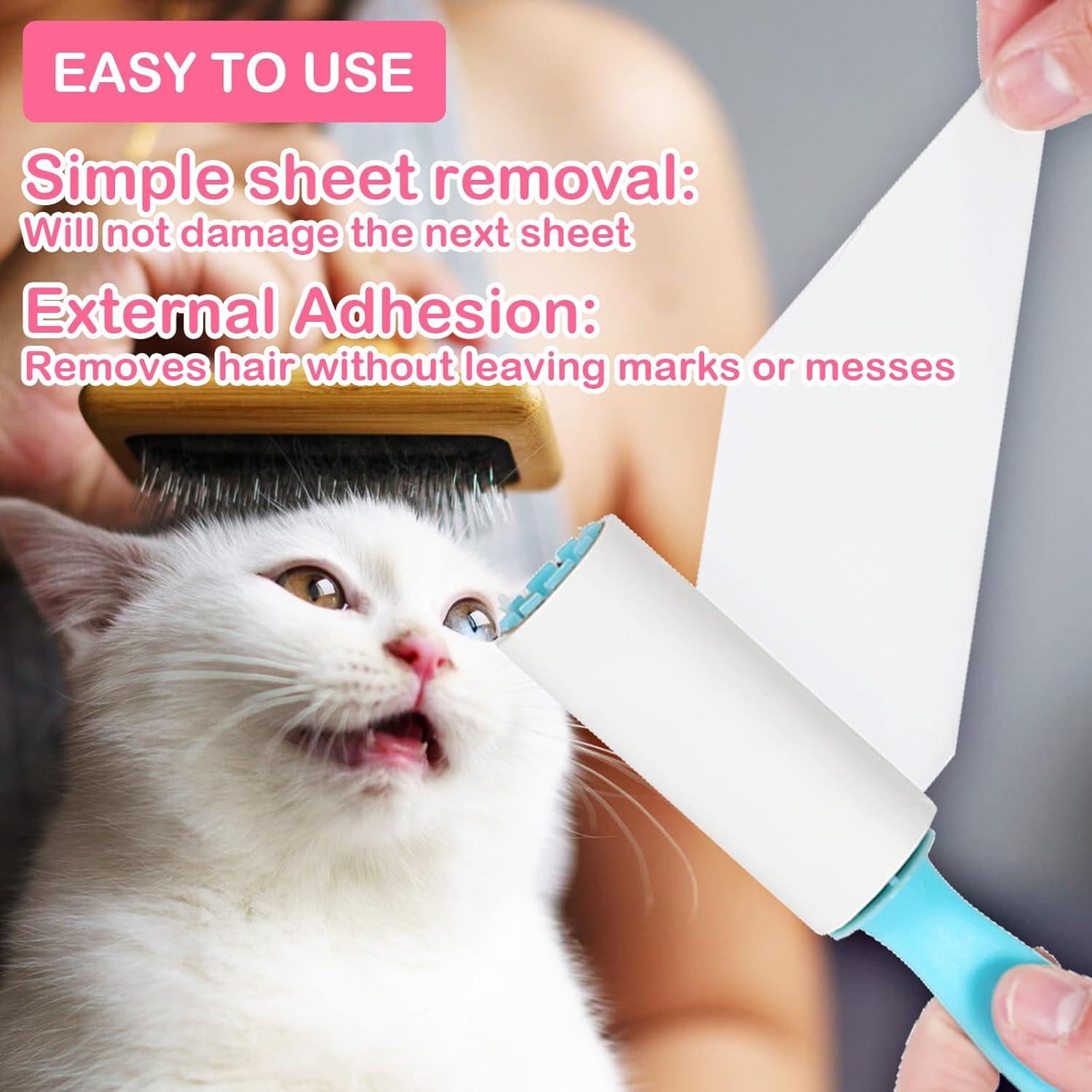 40 Mini Rodillos Quitapelusas Portátiles Meyeyaia 15x2.8cm