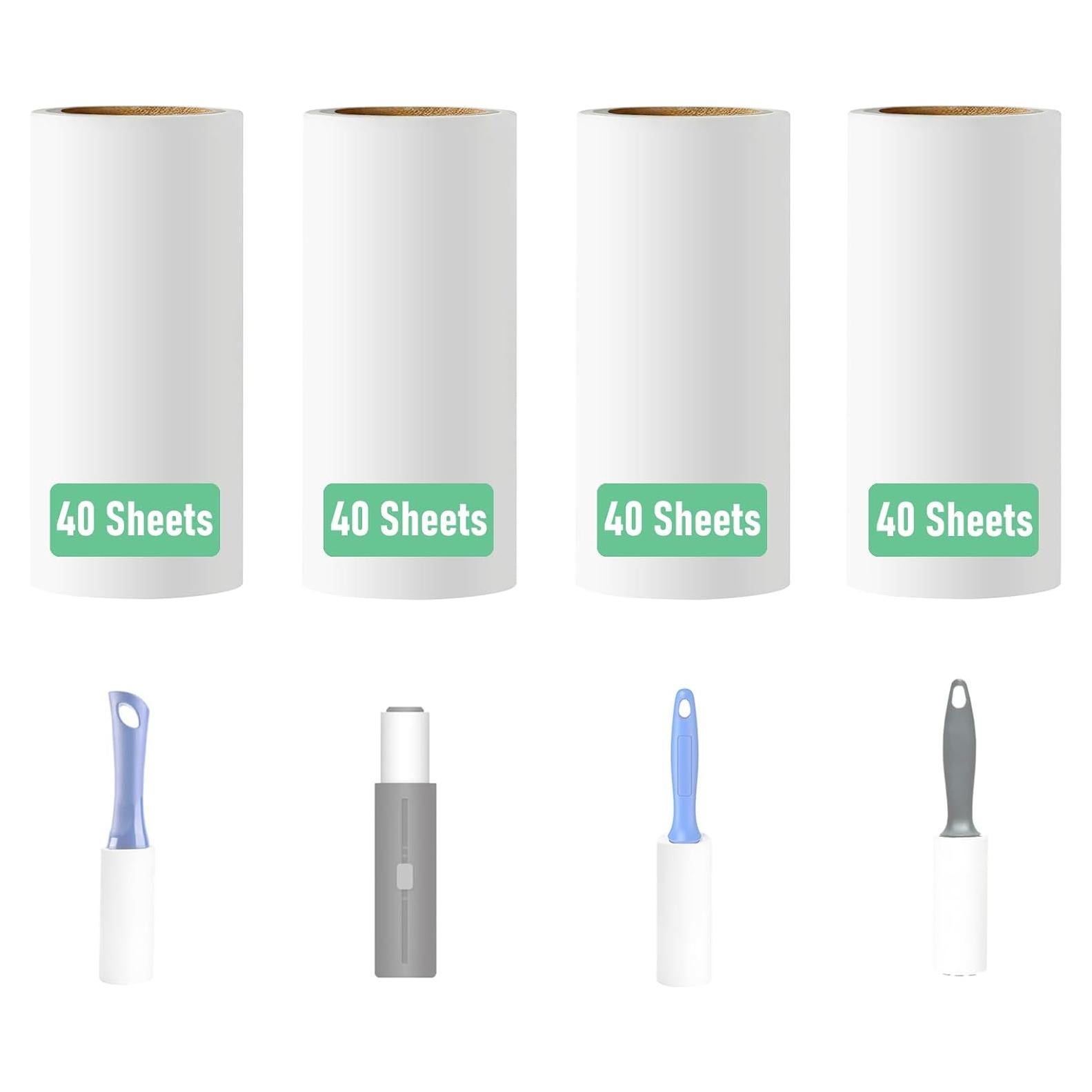 Rellenos de Rodillo Quitapelusas Mini MINGRACE 3" - 160 Hojas