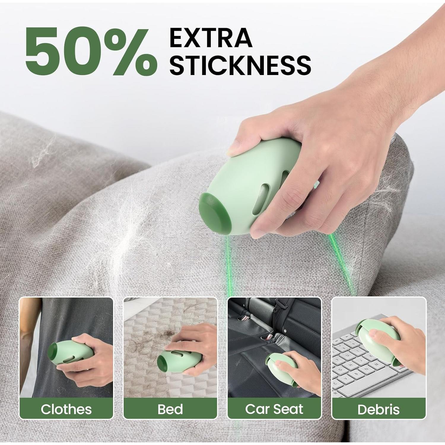 Rodillos de Pelusa Reutilizables LOOHOI - 2 Piezas, Lavables