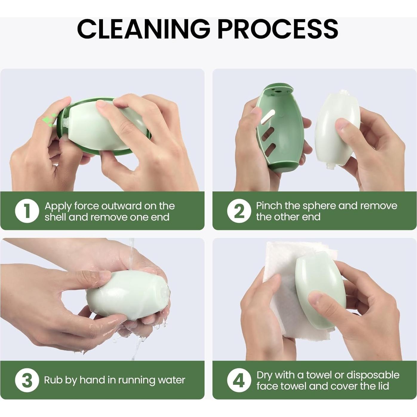 Rodillos de Pelusa Reutilizables LOOHOI - 2 Piezas, Lavables