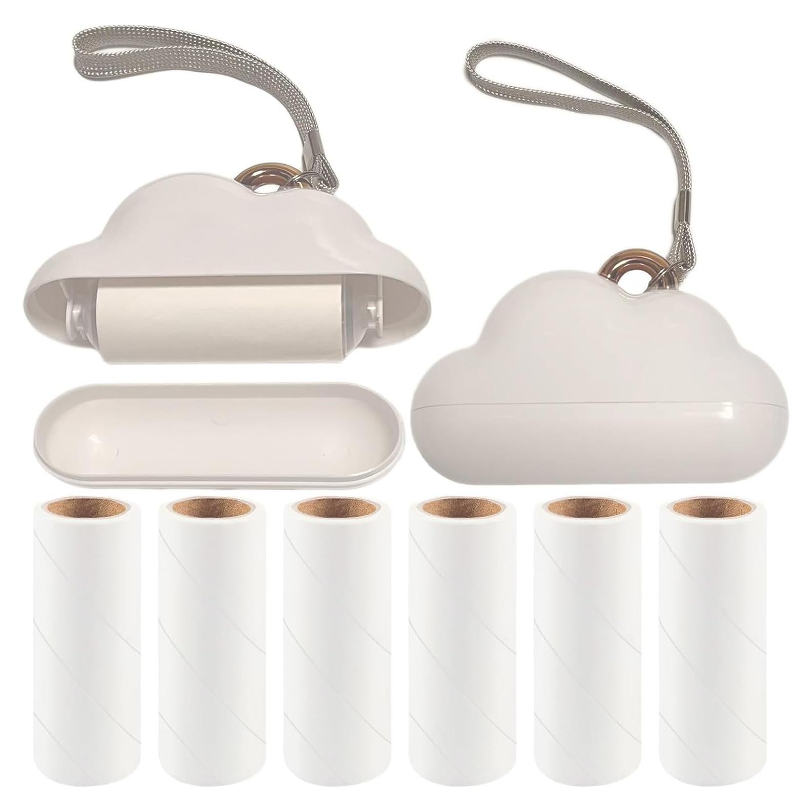 Rodillo de Pelusa Reutilizable LUCKLOCK Blanco 210 Hojas