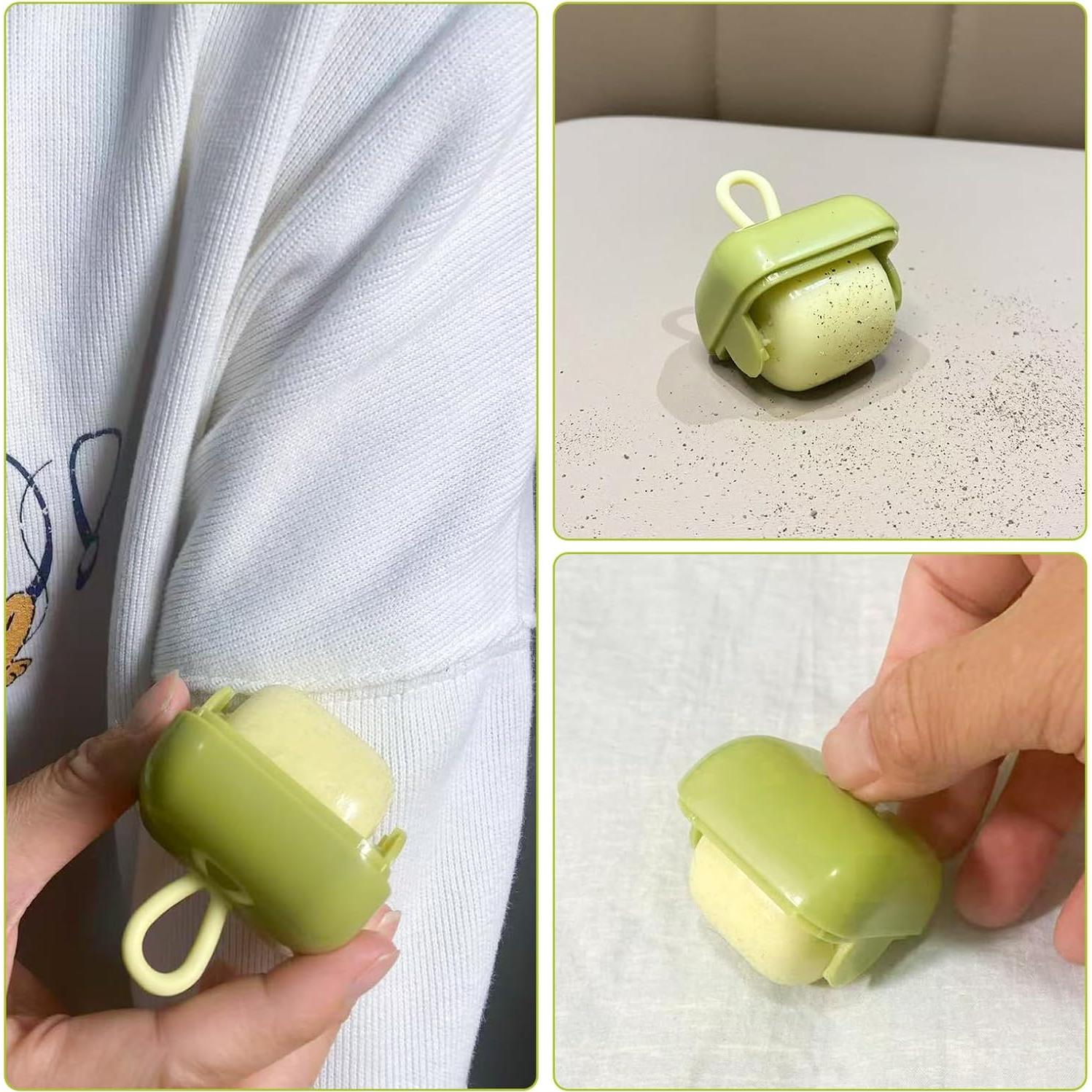 Rodillo de Pelusa Reutilizable DAECHAO Verde 2Pcs 4.39cm