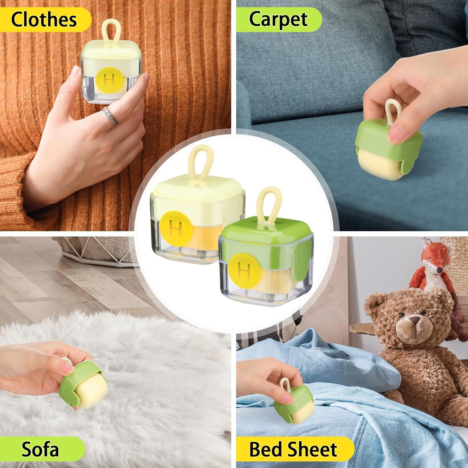 Rodillos de Pelusa Reutilizables Zhehao - 4 Pcs Mini Lavables