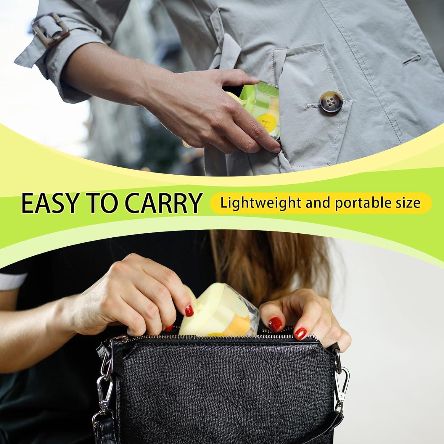 Rodillos de Pelusa Reutilizables Zhehao - 4 Pcs Mini Lavables