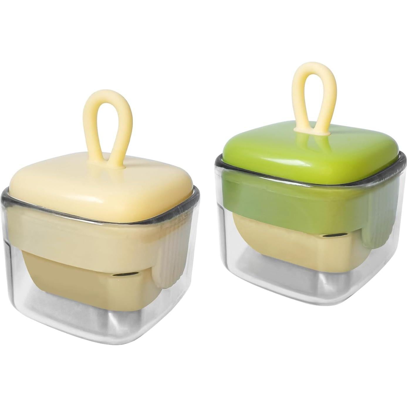 Rodillo Quitapelusas Reutilizable BHKDCMDL Verde y Beige