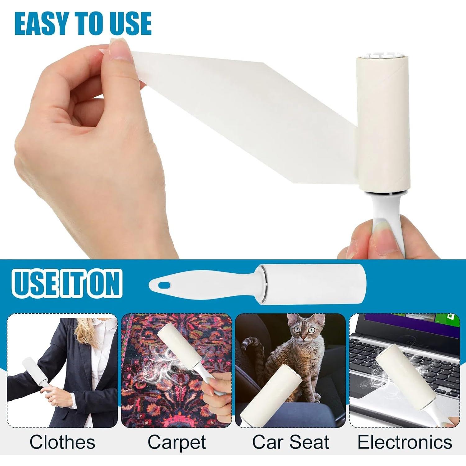 Rodillo para Pelusa Hushee 50 Piezas 3000 Hojas Blanco