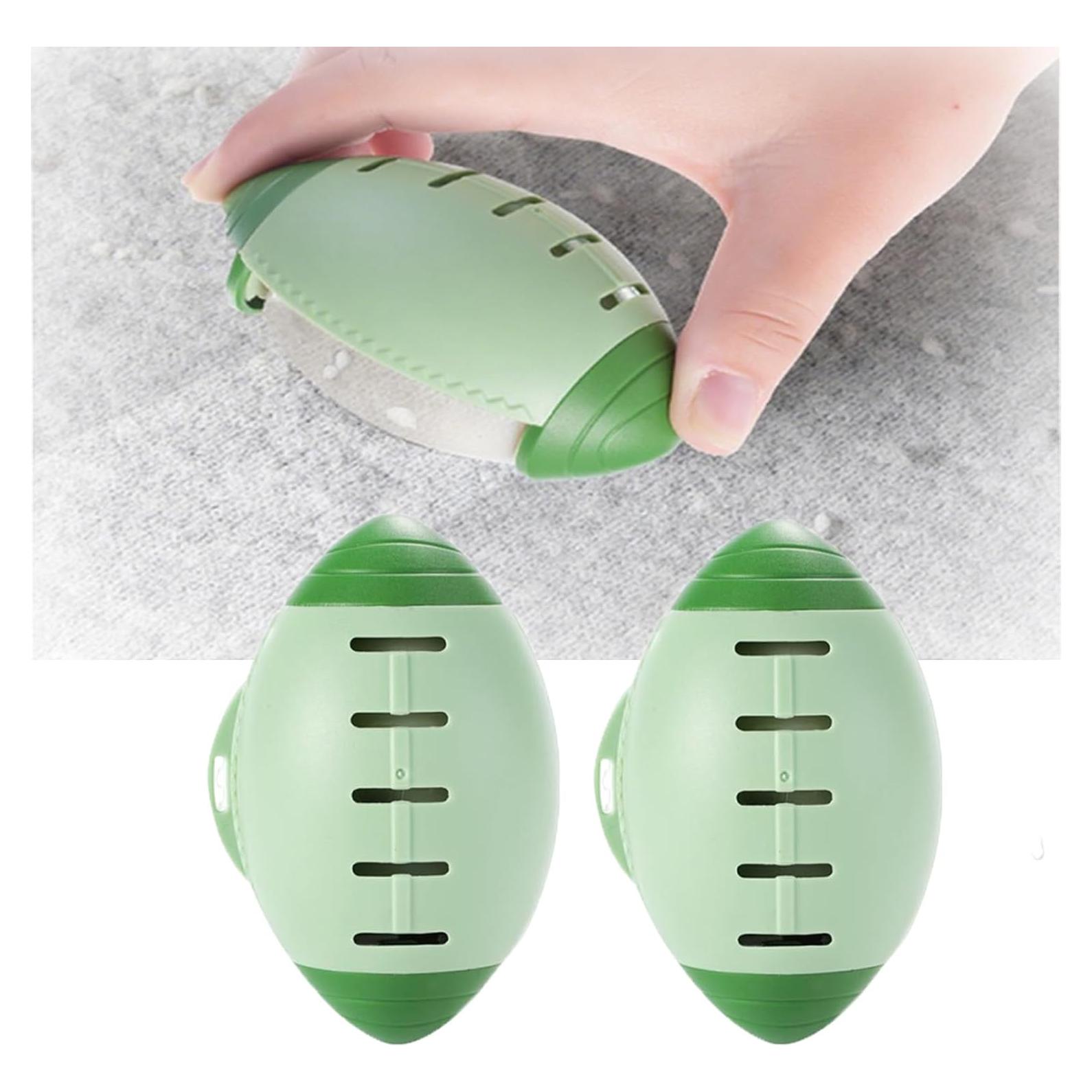 Rodillo de Pelusa Reutilizable LERAO - 2 PCS Verde 10x6 cm