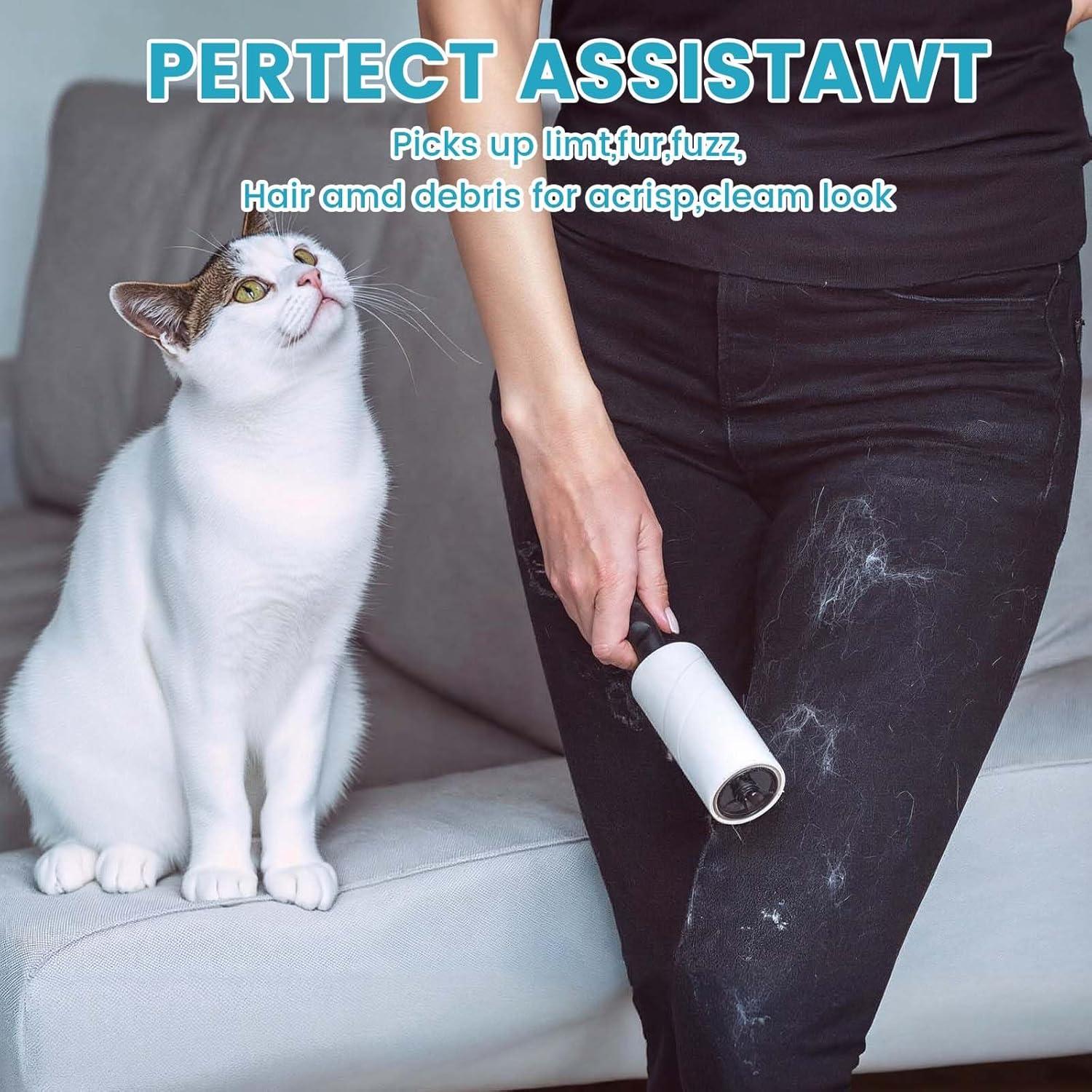 20 Mini Rodillos Quitapelusas Mekueeex Tamaño Viaje 15.5 cm