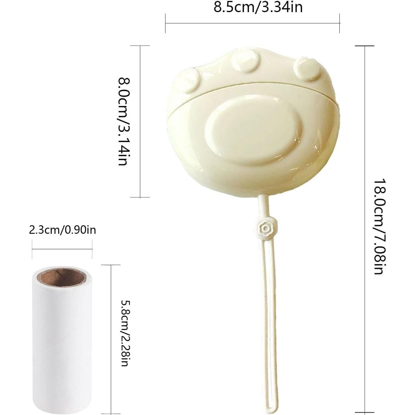 Rodillo de Pelusa Portátil ZHU YU CHUN con 13 Rollos Repuesto