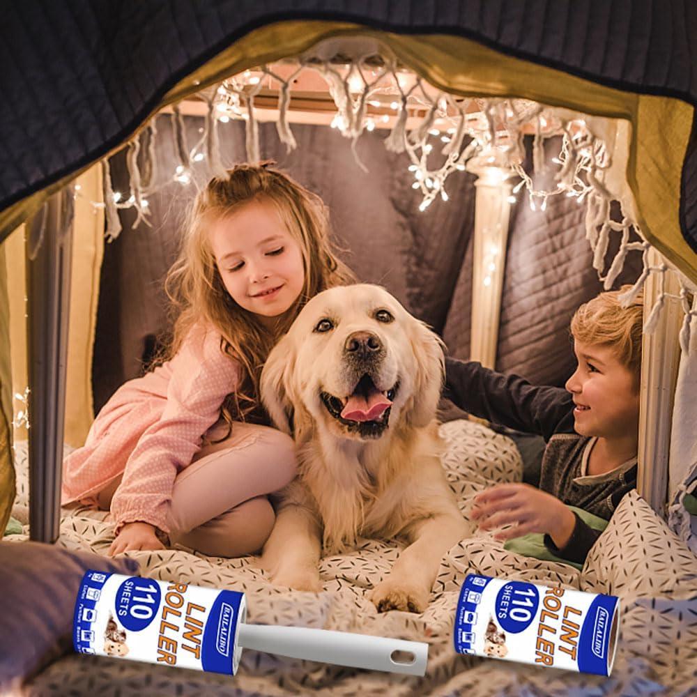 Rodillo para Pelusa BAILALIBO con 220 Hojas Extra Pegajosas