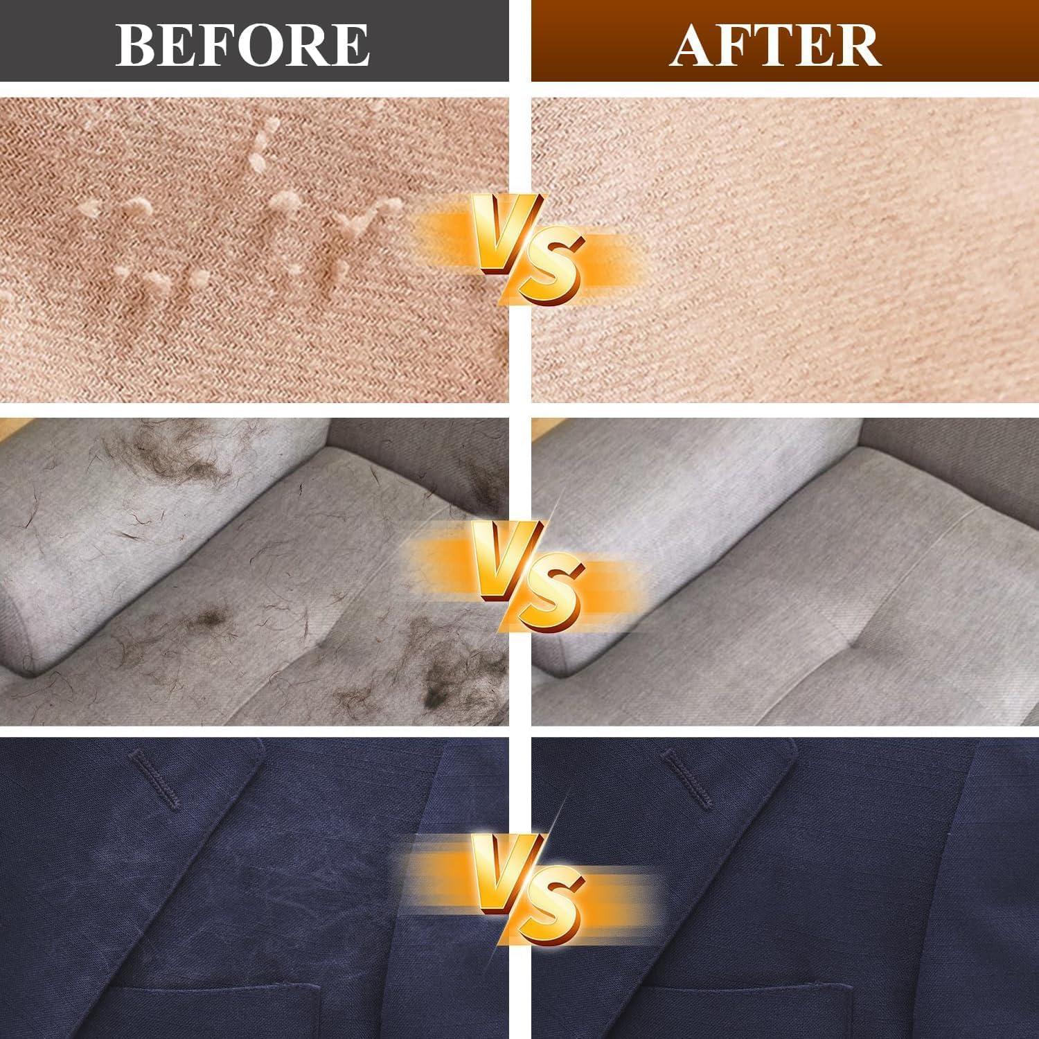 Rodillo de Pelusa Reutilizable 2 en 1 para Mascotas - Blanco