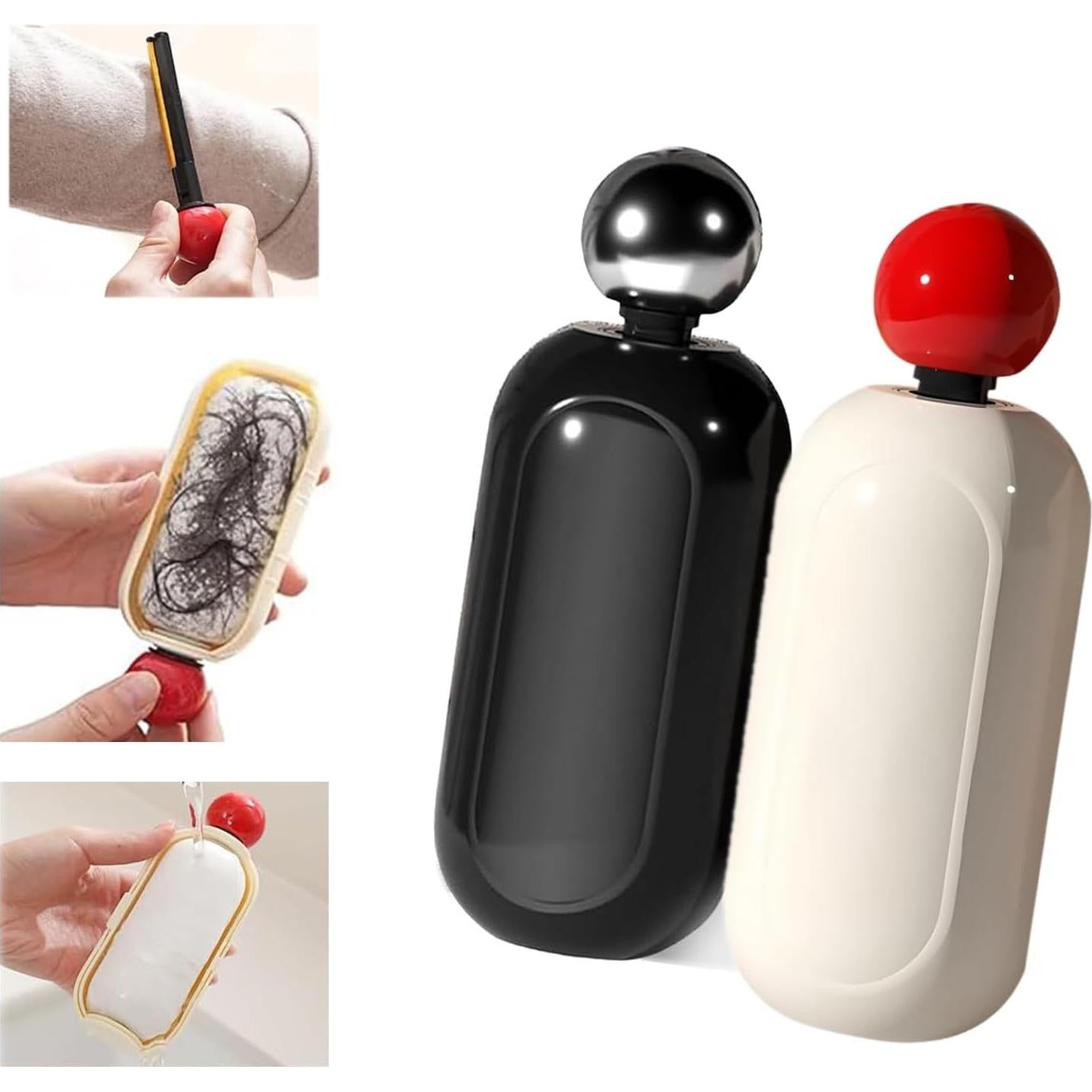 Rodillo de Pelusa Reutilizable 2 en 1 para Mascotas - Blanco