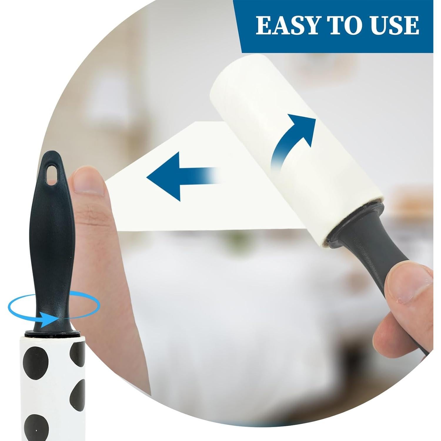 20 Rodillos Quitapelusas Mini Chanumetal para Viaje 15 cm