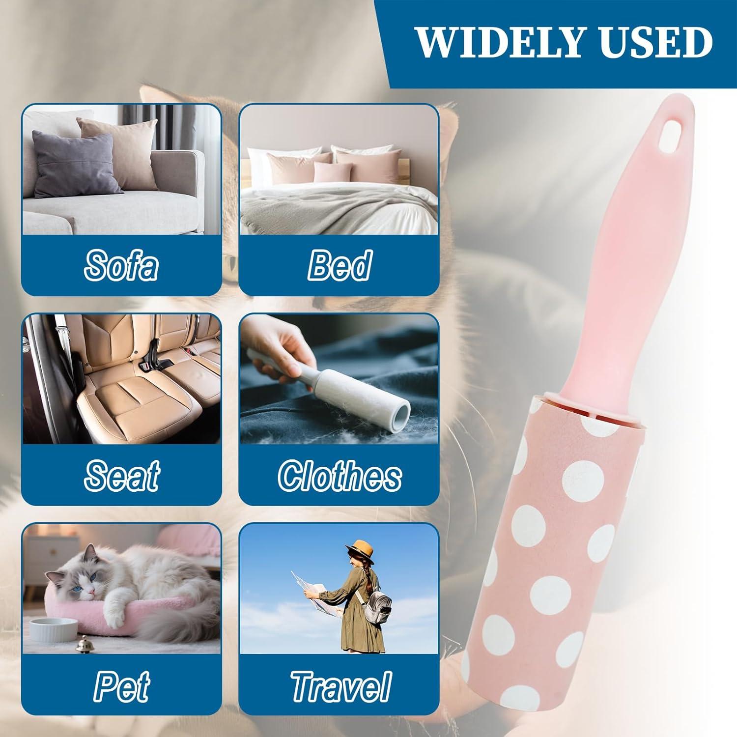 20 Rodillos Quitapelusas Mini Chanumetal para Viaje 15 cm