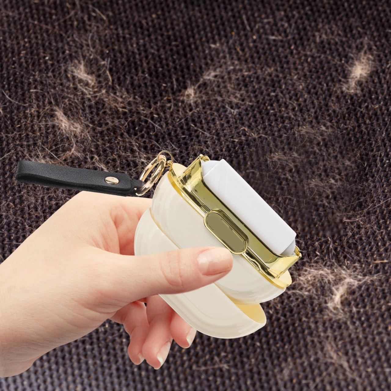 Rodillo de Pelusa Portátil SUPVOX Reutilizable para Mascotas