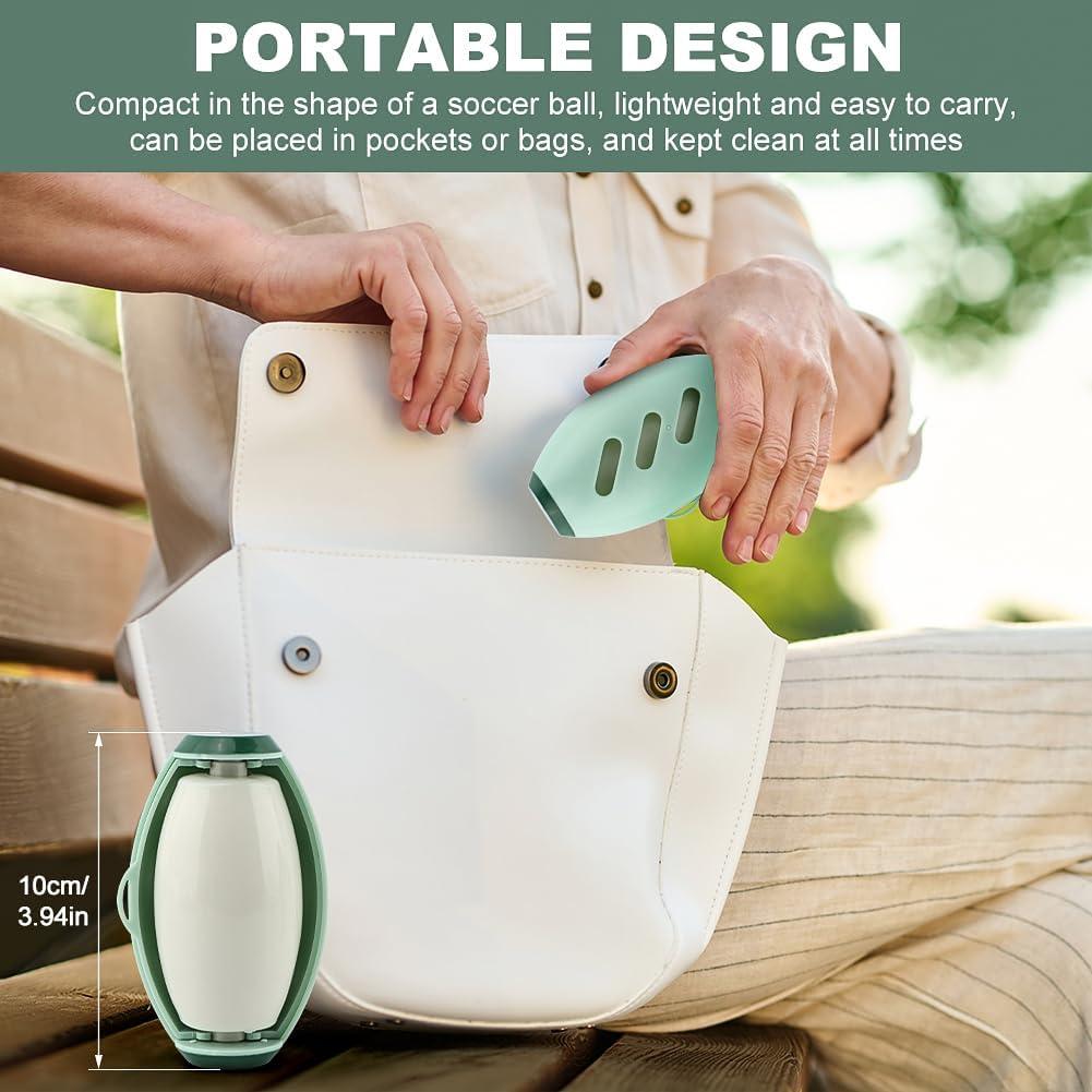 Rodillo Quitapelusas Reutilizable Ranjaner Verde 2 Pcs