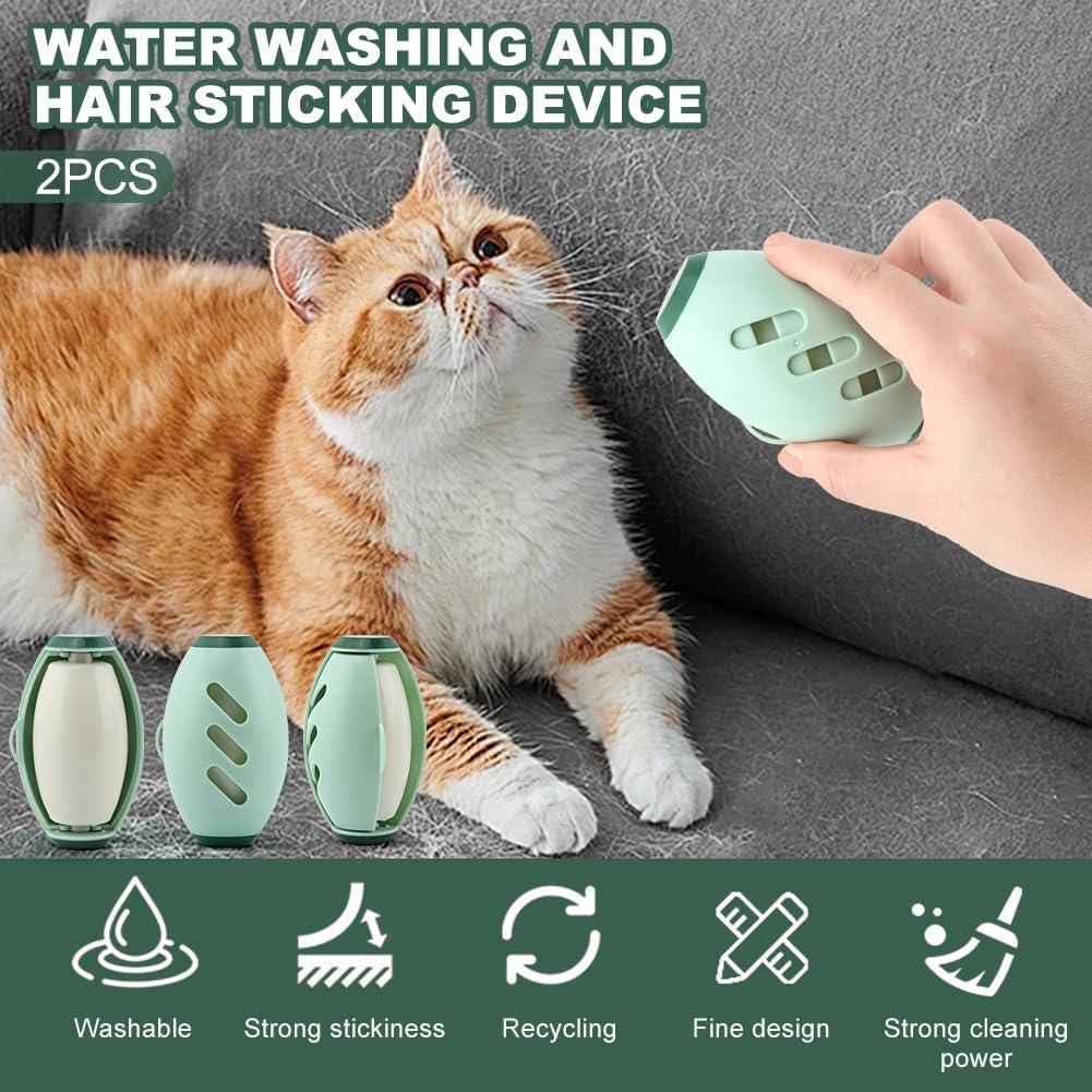 Rodillo Quitapelusas Reutilizable Ranjaner Verde 2 Pcs