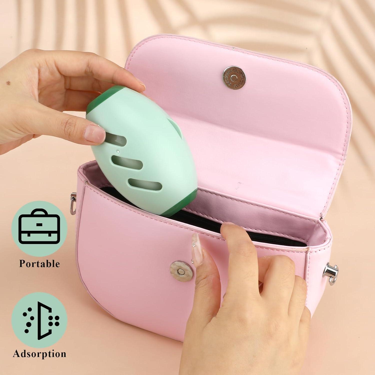 Rodillo de Pelusa Reutilizable Qianyu Verde 10.2x6.5cm