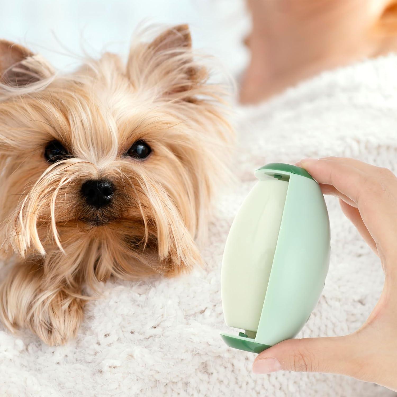 Rodillo de Pelusa Reutilizable Qianyu Verde 10.2x6.5cm