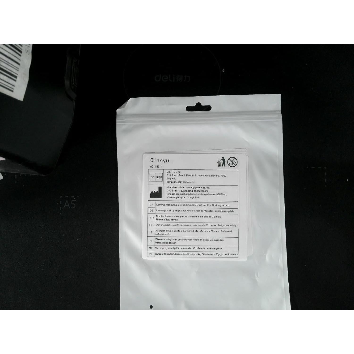 Rodillo de Pelusa Reutilizable Qianyu Verde 10.2x6.5cm