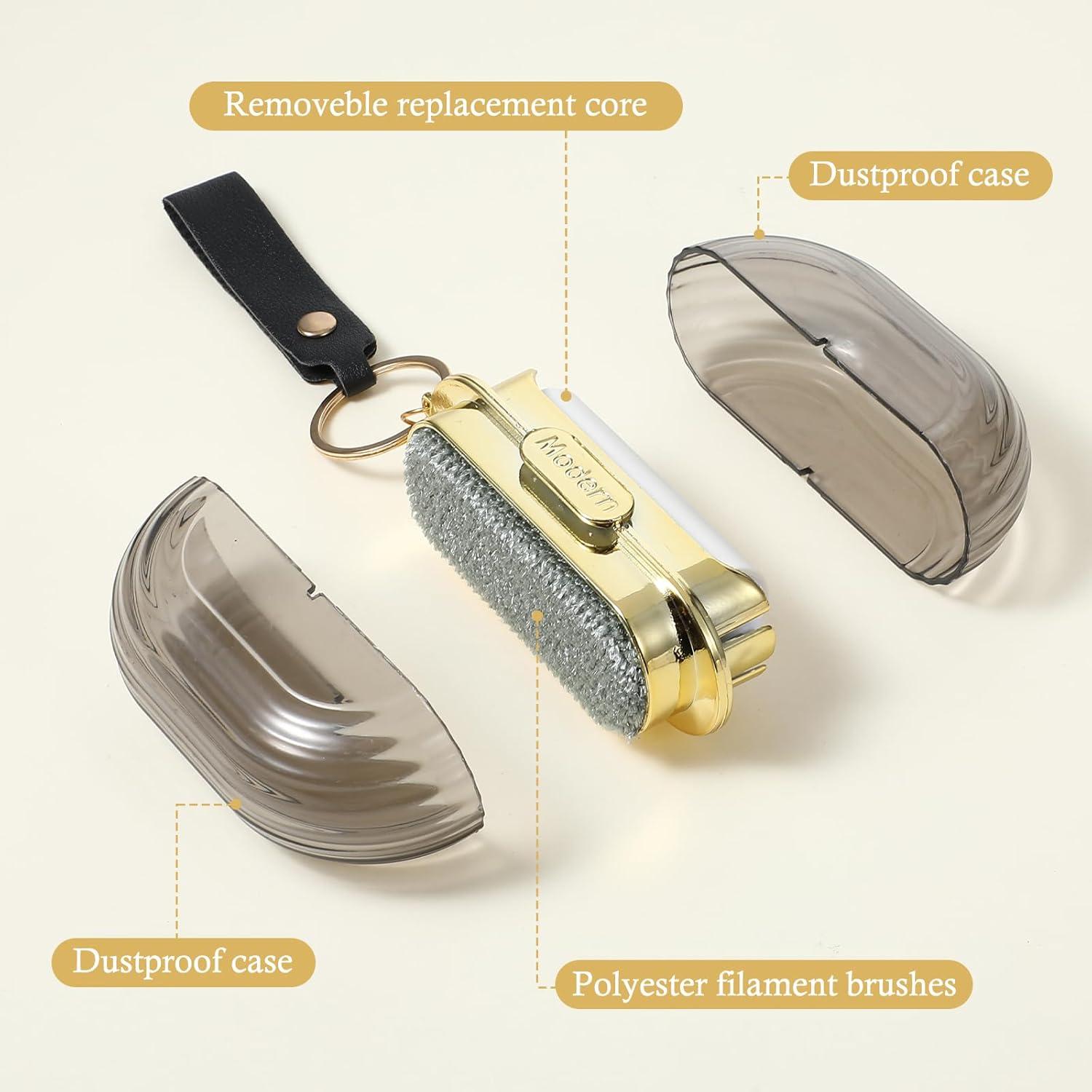 Rodillo Quitapelusas Portátil Larrel Doble Cara 10x7cm