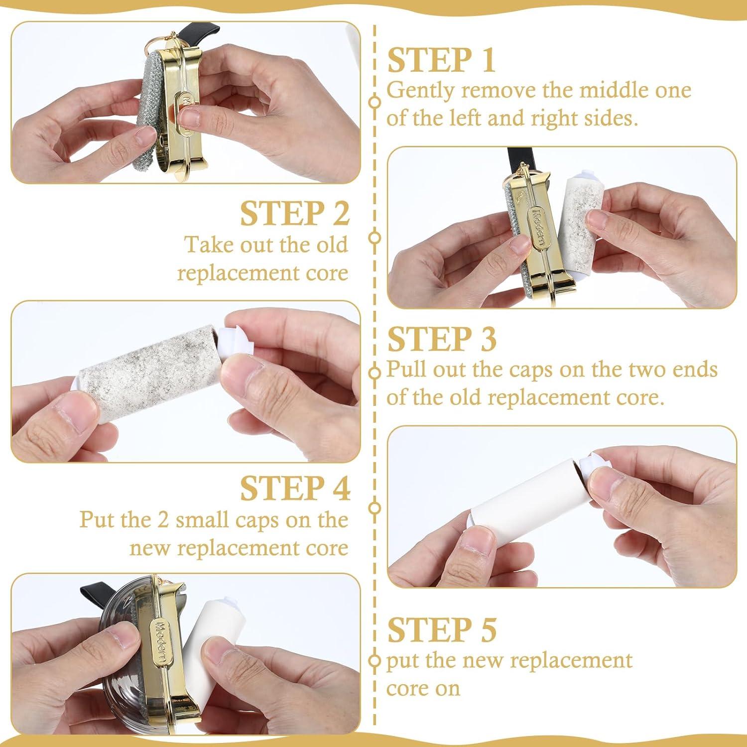 Rodillo Quitapelusas Portátil Larrel Doble Cara 10x7cm