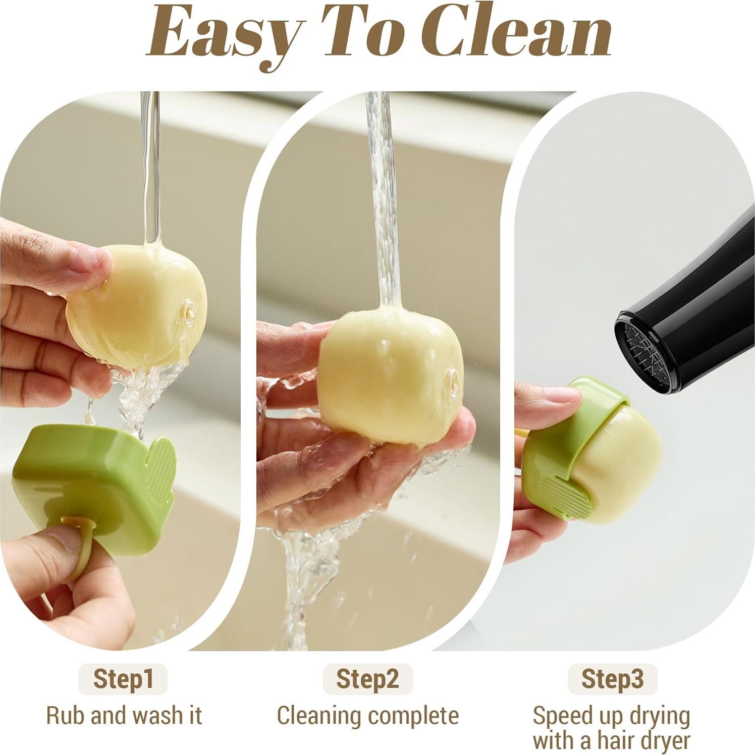 Rodillo de Pelusa G.TWONG Reutilizable Beige 4.29cm