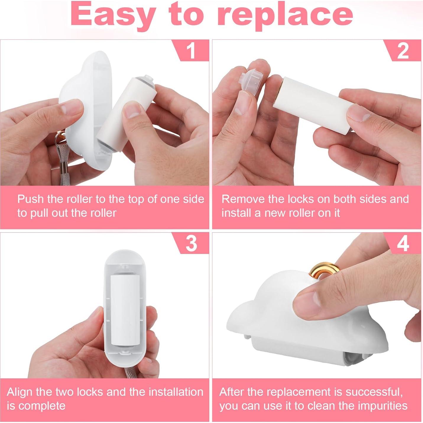 Rodillo Quitapelusas Mini BOXOB Portátil 150 Papeles Recargables