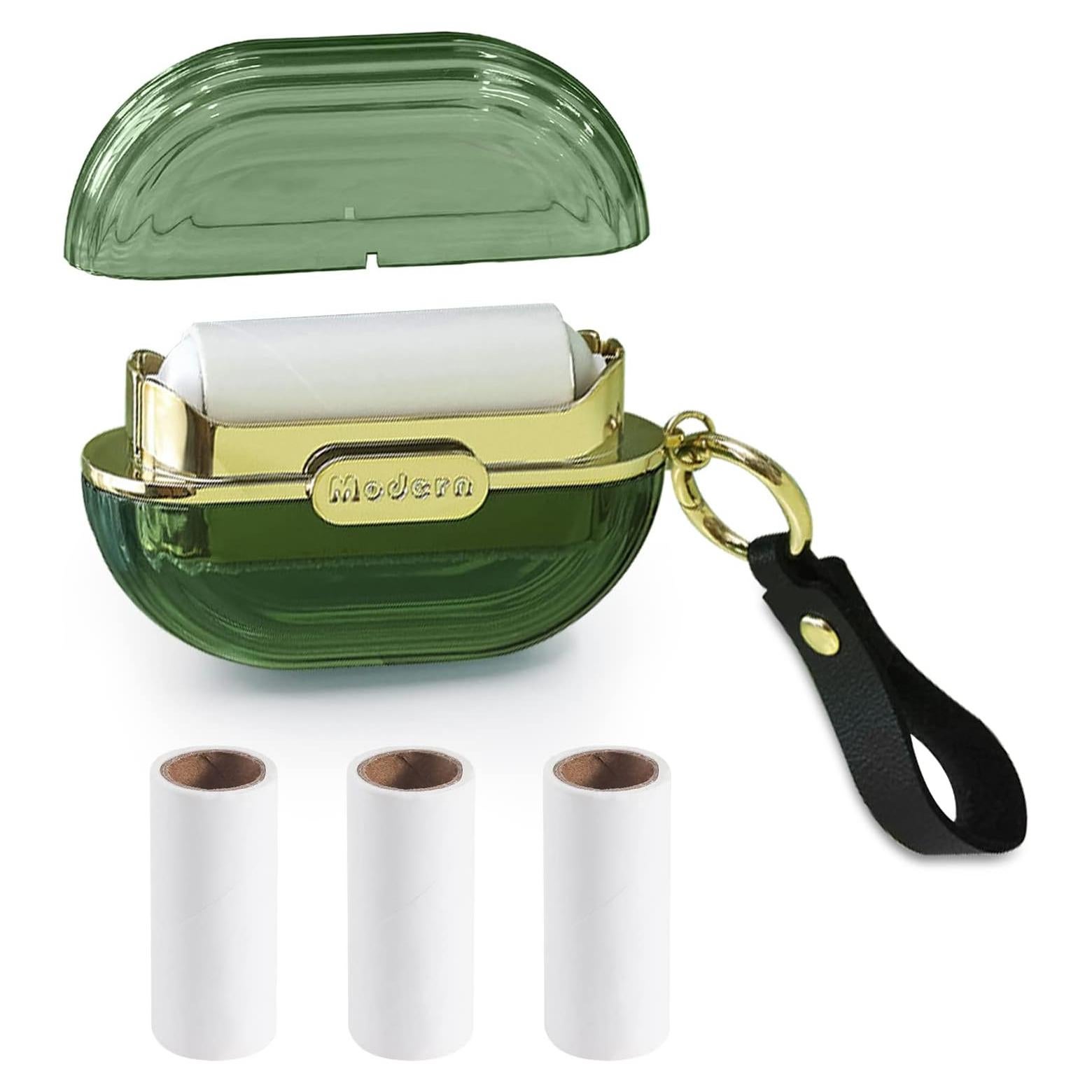 Rodillo Quitapelusas Doble Cara Modixun Reutilizable Verde